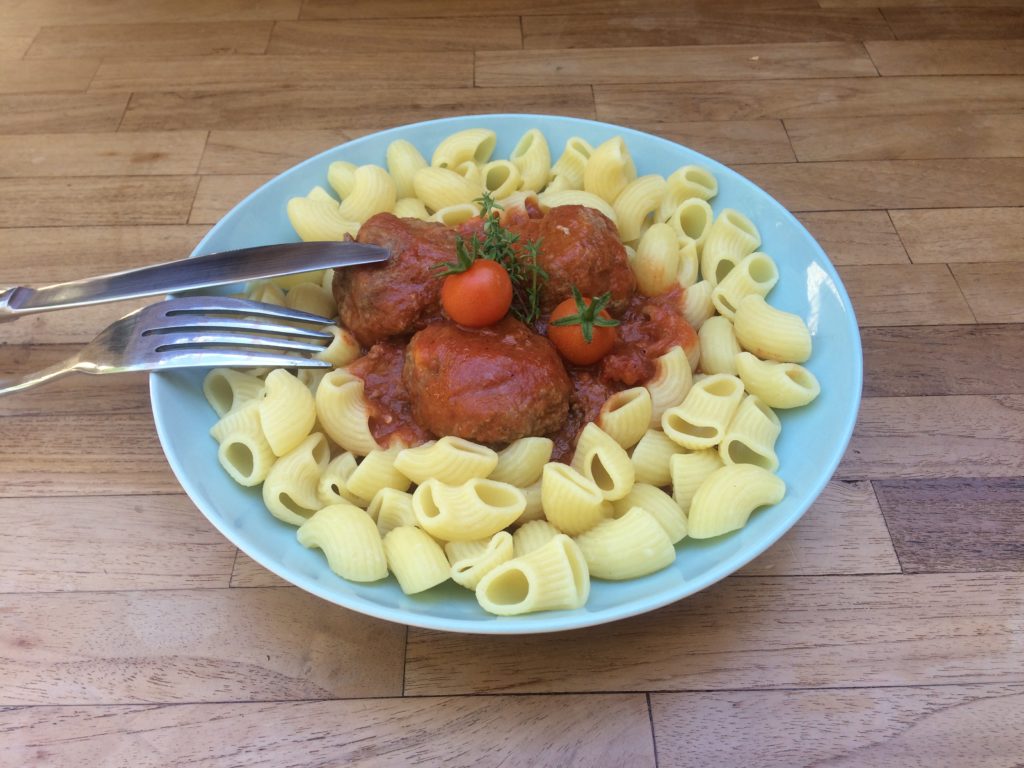 boulettes à la sauce tomate